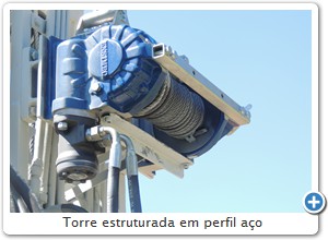  Torre estruturada em perfil ao